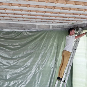 Rouleau de film anti humidité 125 microns 15 x 2,5 mètres