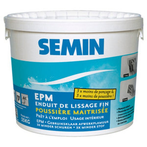 Enduit de lissge poussière maitrisée 25 Kg