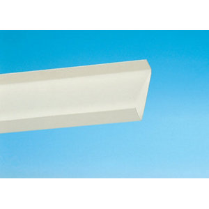 Profil PVC en U 3 m 50 x 25 mm