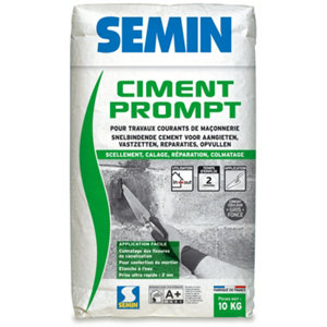 Ciment prompt pour travaux courants - sac de 10 kg