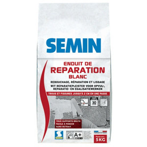 Enduit de réparation blanc - sac de 5 kg