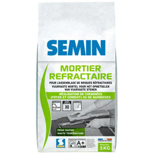 Mortier réfractaire haute température - sac de 5 kg