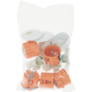 Lot de 5 kits de point de centre DCL, une douille de type E27 et une fiche, Prof. 50 mm par point