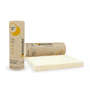 Rouleau laine de verre kraft 280 mm combles aménagés 35 R: 8 - 2 x 1,2 m