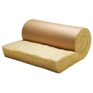 Laine de verre 100 mm comble perdu 40 R:2,5 - 10 x 1,20 m - Rouleau kraft