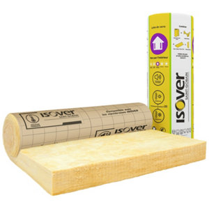 Laine de verre 120mm Mur 32 R:3,75 - 2,7m x 1,2m - Rouleau kraft