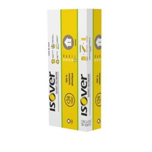 Lot de 20 panneaux laine de verre kraft 38 R:1,20 épaisseur 45 mm - 1,35 x 0,60 m