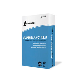Ciment blanc 42,5 N - sac de 25 kg
