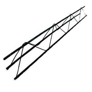 Chaînage triangulaire L. 6 m x l. 9 cm,  fil Ø 8 mm