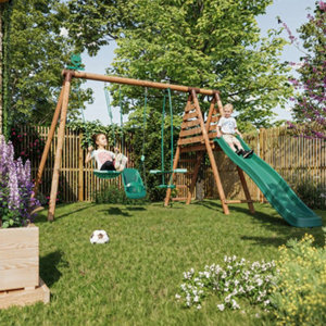 Portique en bois "TULIPE" - L. 323 x l. 354 x H. 222 cm