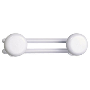 Porte-manteaux blanc 2 têtes en tôle d'acier