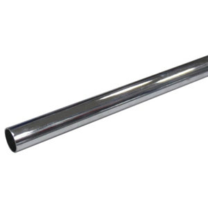 Tube rond chrome - L. 2 m x Ø. 18 mm