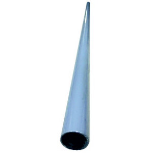 Tube rond gris - L. 1 m Ø 18 mm