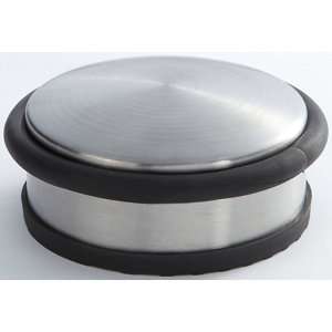 Butée de porte plate en acier inoxydable 10,5 x4,5 cm