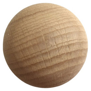 Bouton rond en pin Ø 40 mm