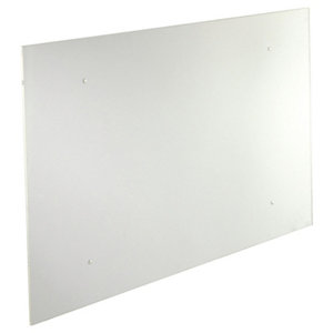 Panneau de verre acrylique 86 x 40 cm. Ép. 4 mm