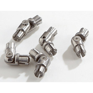 Lot de 5 coudes articulés pour tubes inox