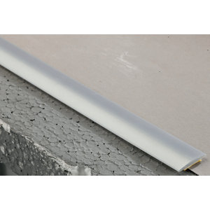 Lot de 3 moulures adhésives pour portes de placard L. 569 mm - gris