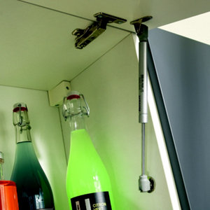 Vérin à gaz pour meuble haut sur hotte