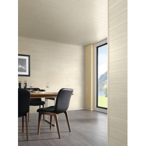 Lambris revêtu en Frêne blanc pour plafond L. 2600 l. 154 mm Ép. 8 mm