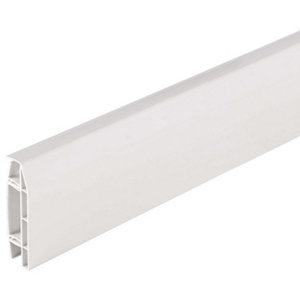 Plinthe blanche PVC - Longueur 2,60 m
