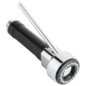 Douchette pour évier à gachette laiton - Noir