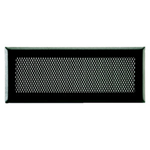 Grille d'aération noire - 50 x 20 cm
