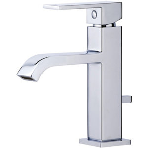 Mitigeur lavabo chromé "Ayaz" - H. 15,5 cm