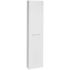 Colonne Slim blanche laquée brillante L. 30 X H. 160 X P. 15 cm