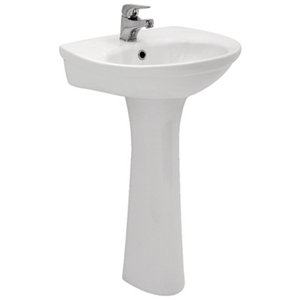 Colonne président en porcelaine blanche 71x170x190 mm