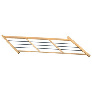 Rampe tubes pour volée hêtre 1/4 tournant droit