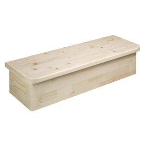 Socle en sapin pour escalier H. 20 cm x Larg. 90 cm. P. 30 cm