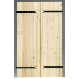 Volet sapin 2 vantaux 215x140 Ép. 27mm