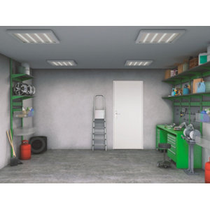 Porte de service acier laqué blanc Larg. 90 cm