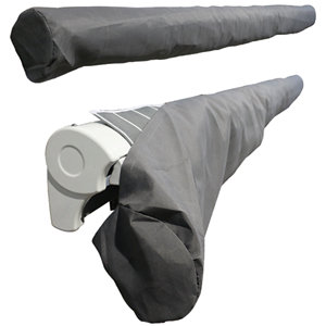 Housse pour store banne noire - 4 m ajustable