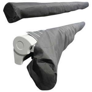 Housse pour store banne noire - 4 m ajustable