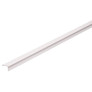 Kit habillage blanc en aluminium pour baie coulissante 210x180 cm