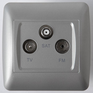 Prise TV FM Sat "OME" silver