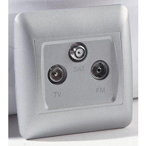 Prise TV FM Sat "OME" silver