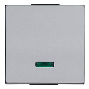 Interrupteur va-et-vient lumineux "Kobé" - Silver