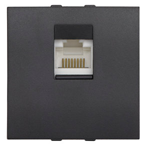 Prise Ethernet RJ45 "Kobé" - Noir