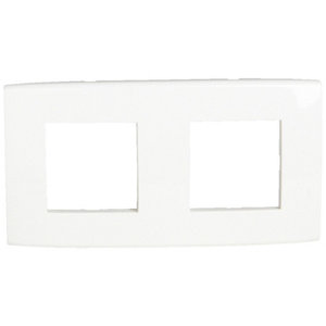 Plaque double "Kobé" - Blanc