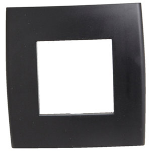 Plaque simple "Kobé" - Noir