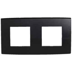 Plaque double "Kobé " - Noir