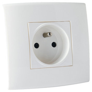 Lot 5 prises avec terre "Kobé" - Blanc