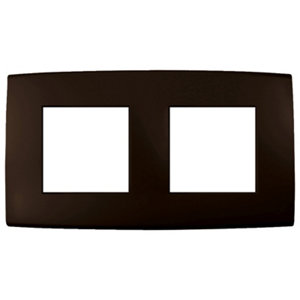 Plaque double "Kobe" chocolat mat