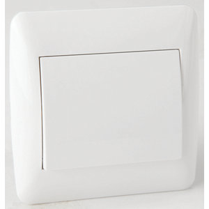 Interrupteur va-et-vient "OME" blanc