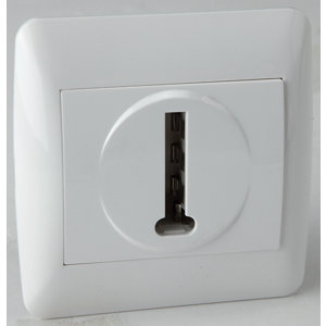 Prise téléphone "OME" blanc