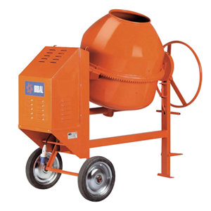 Bétonnière électrique avec 2 roues - 250 L