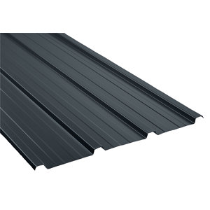 Bac en acier galvanisé gris graphite 3 x 0,9 m